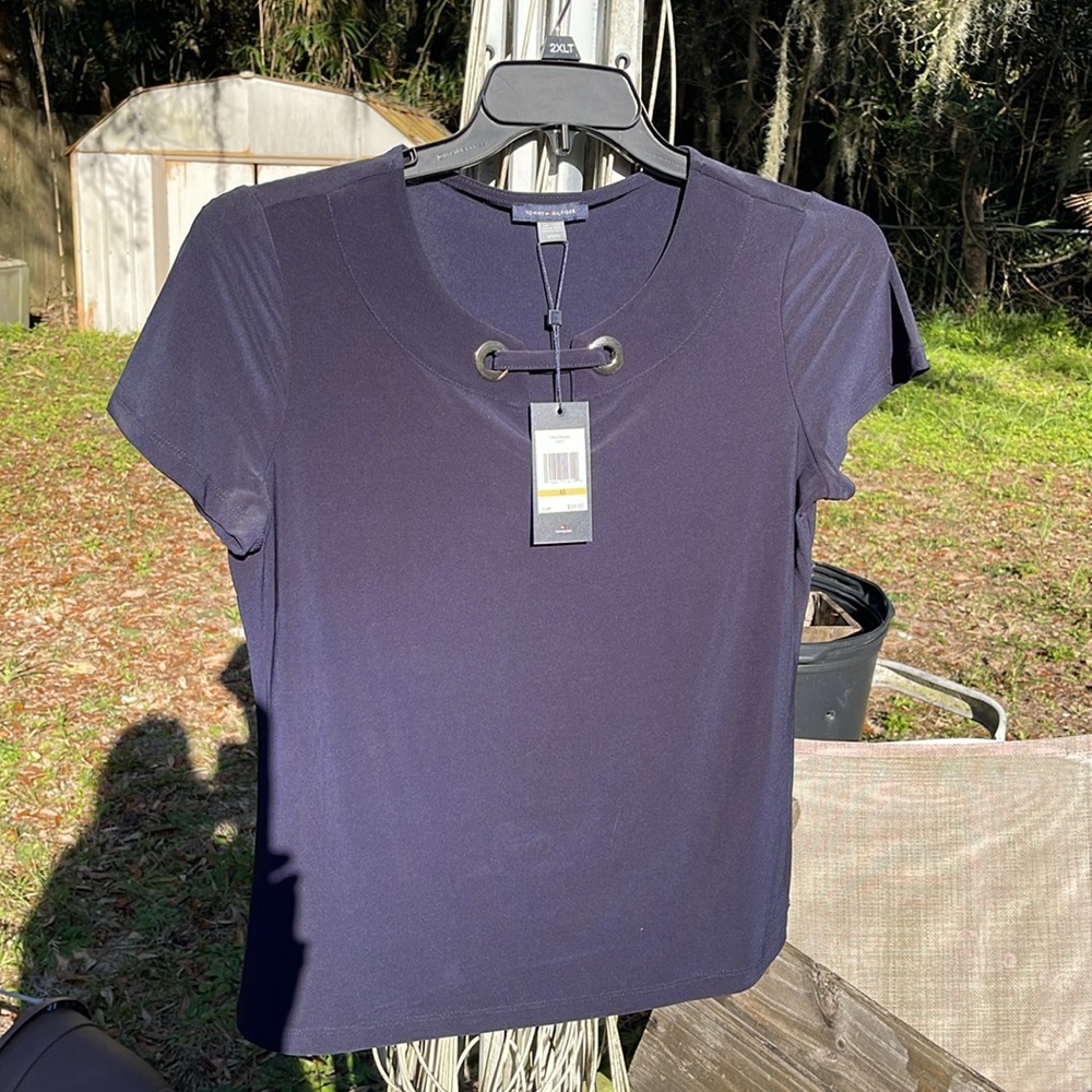 Tommy Hilfiger navy blue shirt
